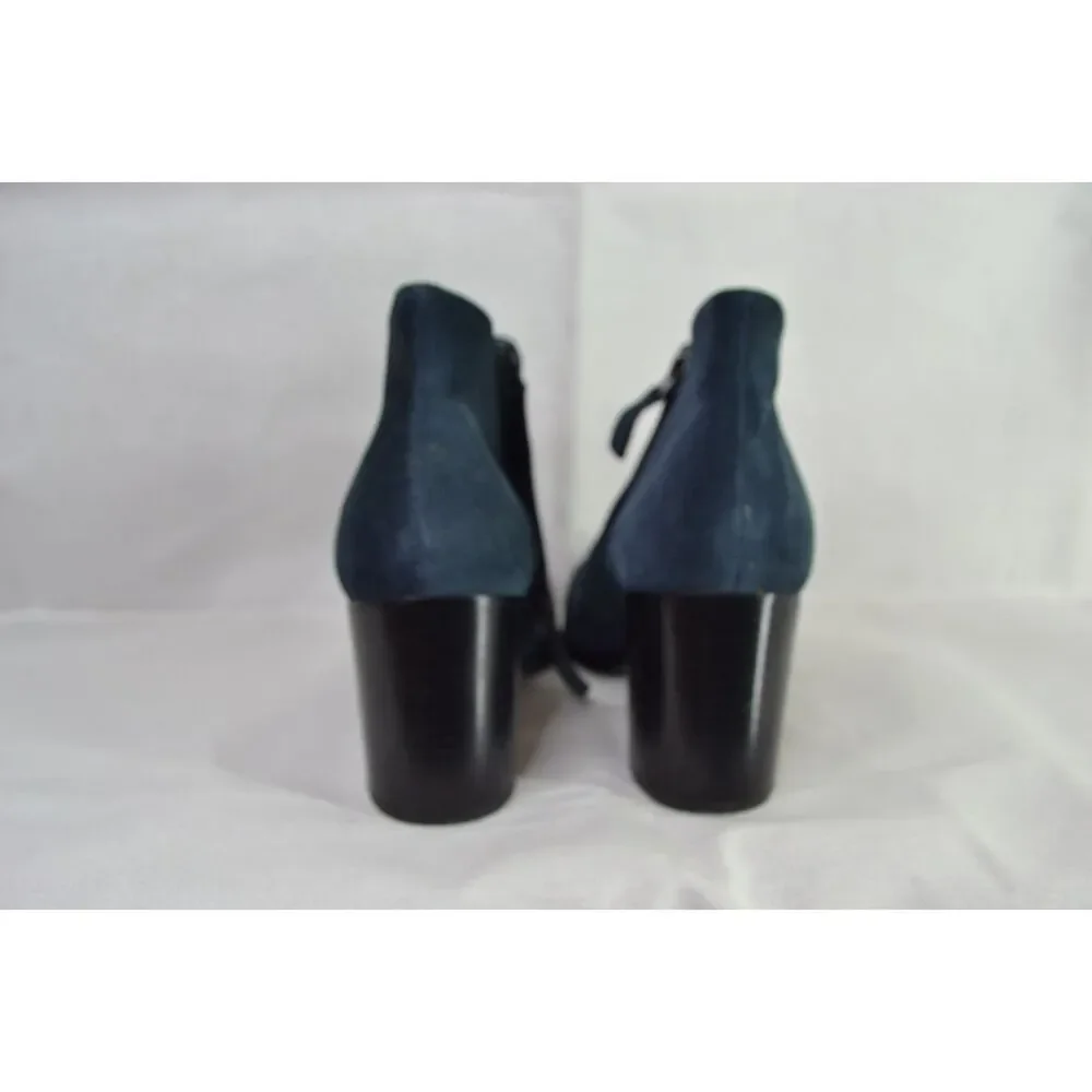 Marc Fisher Women's 8.5 Vandra Blue Suede Pointy Toe Booties